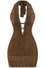 Racy Lacey Dress Brown - Style Delivers