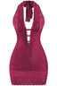Racy Lacey Dress Burgundy - Style Delivers