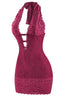 Racy Lacey Dress Burgundy - Style Delivers