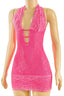 Racy Lacey Mini Dress Hot Pink - Style Delivers