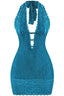 Racy Lacey Dress Teal - Style Delivers