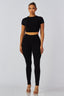 Cappin It Two Piece Set Black - Style Delivers