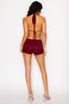 Yeah Glo Romper Burgundy - Style Delivers