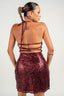 Shanina Sequin Mini Dress Dark Cherry Dresses Privy