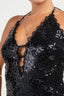 Shanina Sequin Mini Dress Black Dresses Privy
