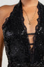 Rayna Sequin Maxi Dress Black Dresses Privy