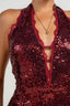 Rayna Sequin Maxi Dress Dark Cherry Dresses Privy