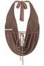 Sexy Af Halter Top Mocha - Style Delivers