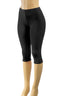Kimmy Mid Rise Capri Leggings Black - Style Delivers