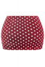 Polka Dot Two Piece Set Burgundy Sets Tresser