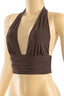 Addison Halter Top Brown - Style Delivers