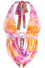 Cassandra Crop Top Tropical Print - Style Delivers