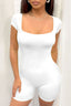 Shortie Stay Younger Romper Off White - Style Delivers