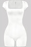 Shortie Stay Younger Romper Off White - Style Delivers