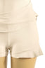 Marilyn Halter Ruffle Romper Beige - Style Delivers