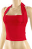 It Girl Halter Top Red - Style Delivers