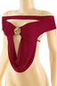 Fleur Top Burgundy - Style Delivers