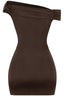She Just Knows Mini Dress Brown Dresses Tresser