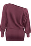 Cipriana Mini Dress Burgundy - Style Delivers