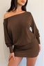 Cipriana Mini Dress Brown Dresses Tresser