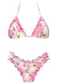 Dark Pink Floral Bikini - Style Delivers