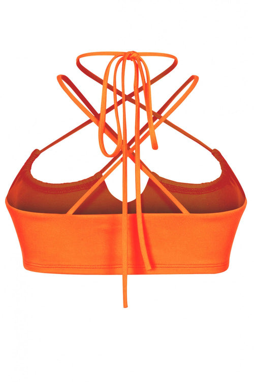 Monte Carlo Crop Top Orange (Matching Set) - Style Delivers
