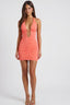 100 Shots Mini Dress Coral - Style Delivers