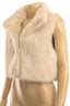 Faux Fur Shearling Cropped Vest Beige - Style Delivers