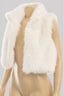 Faux Fur Shearling Cropped Vest Off White - Style Delivers