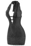 Racy Lacey Mini Dress Black - Style Delivers