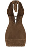 Racy Lacey Dress Brown - Style Delivers