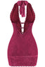 Racy Lacey Dress Burgundy - Style Delivers