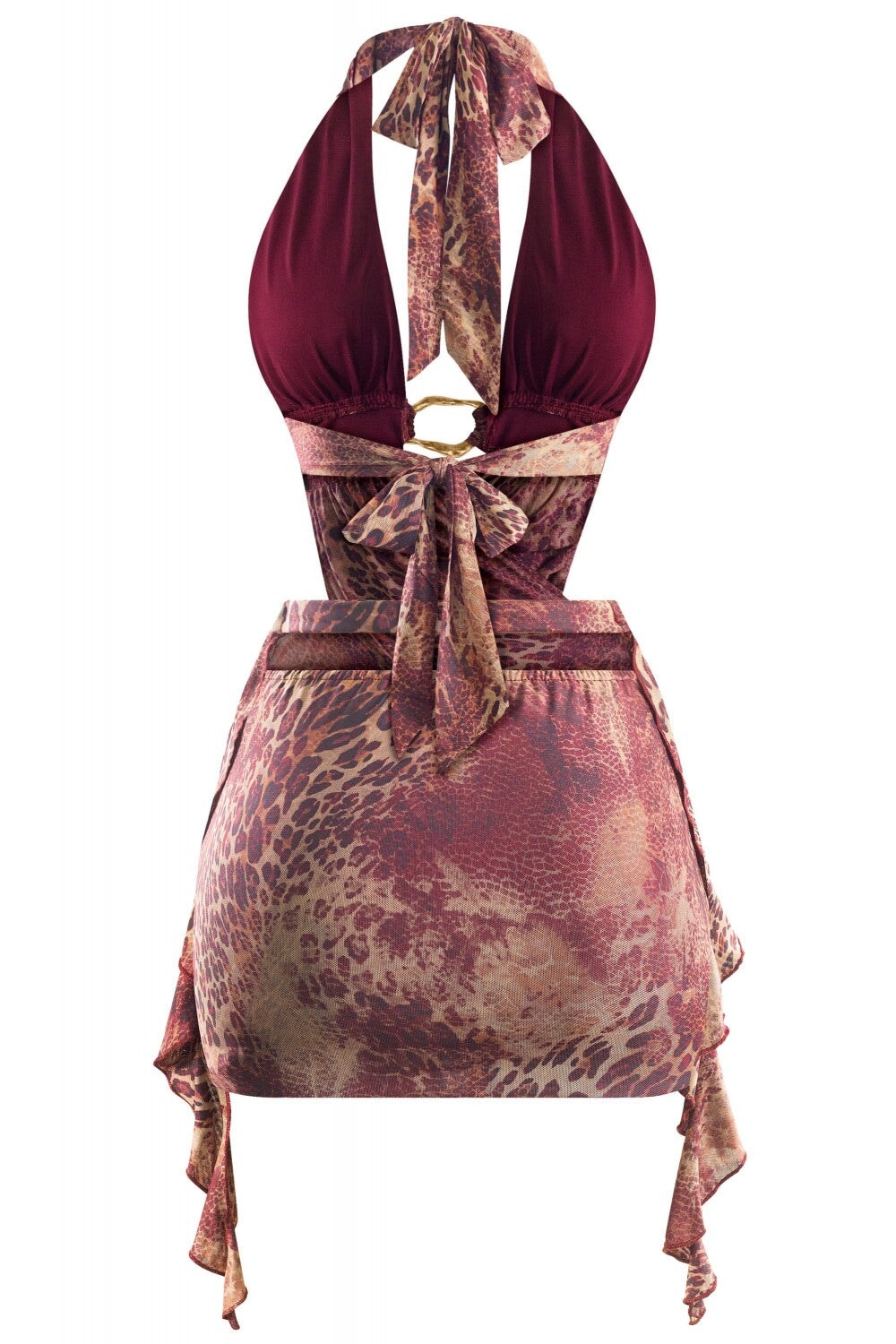 Snake Charmer Mesh Mini Dress Burgundy Style Delivers Snake Charmer Mesh Mini Dress Burgundy Style Delivers