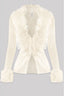 What the Fuzz Cardigan Off White Tops Tresser 