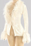 What the Fuzz Cardigan Off White Tops Tresser 