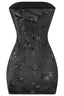 La Rochette Strapless Mini Dress Black Dresses Tresser 