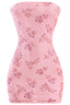 La Rochette Strapless Mini Dress Pink Dresses Tresser 