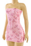 La Rochette Strapless Mini Dress Pink Dresses Tresser 