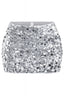 Shake it Off Sequin Skirt Silver