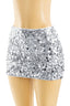 Shake it Off Sequin Skirt Silver Bottoms Tresser 