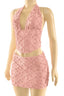 Blossom Floral Lace Two Piece Set Pink** - Style Delivers
