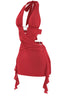 Some Kind of Wonderful Metallic Mini Dress Red Dresses Tresser 