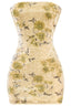 Love Everywhere Sequin Mini Dress Light Yellow - Style Delivers