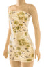 Love Everywhere Sequin Mini Dress Light Yellow - Style Delivers