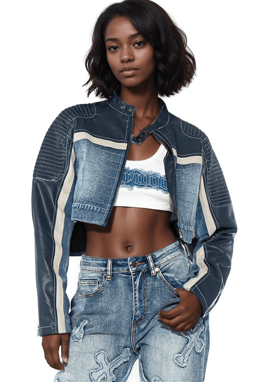 Baddest in the Room Denim Motto Jacket - Style Delivers