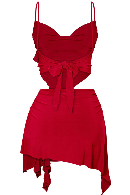 Come and Get Me Two Piece Set Red - Style Delivers