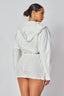 You Got It Girl Two Piece WIndbreaker Set Ivory - Style Delivers