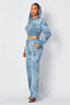 Saturn Two Piece Leisure Set Blue - Style Delivers