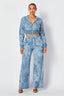 Saturn Two Piece Leisure Set Blue - Style Delivers