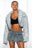 Nani Puffer Jacket Light Denim - Style Delivers